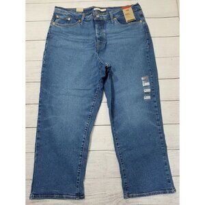 Levis Wedgie Straight Jeans Womens Size 18W Button Fly